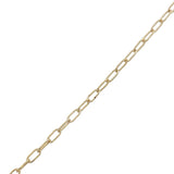 Collier doré croix lapis lazulis 42 cm