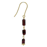 Garnet Drop Earrings