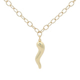 Collier piment doré 50 cm