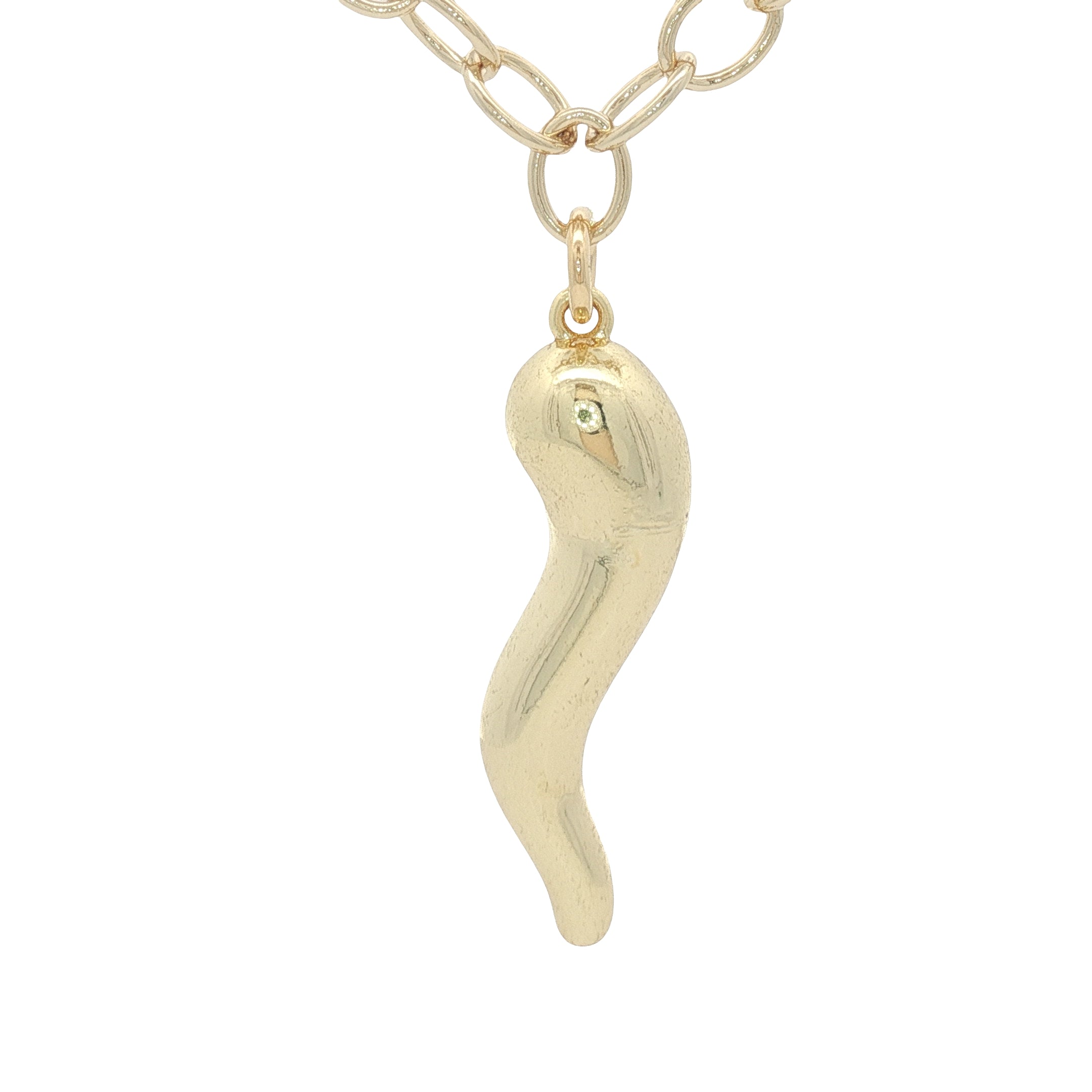 Collier piment doré 50 cm