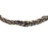 GM braided cord and chain bracelets
