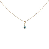 Gold eye and cultured pearl necklace