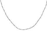 Collier doré cordon gris avec labradorite 60 cm