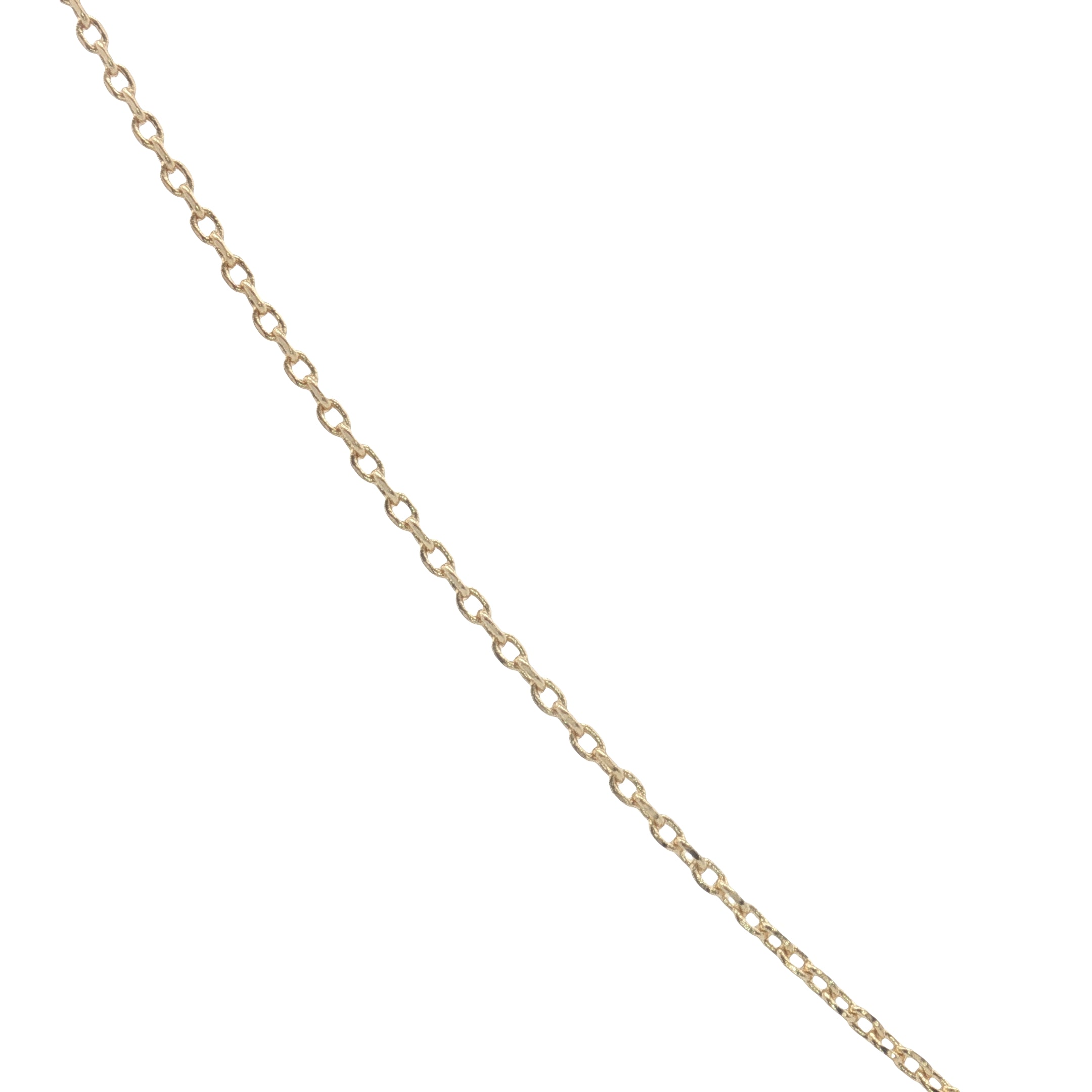 Collier doré petit oeil rouge 40 cm