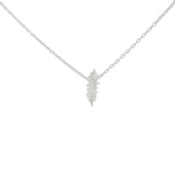 Collier en argent 925 petit soleil ajouré 42 cm