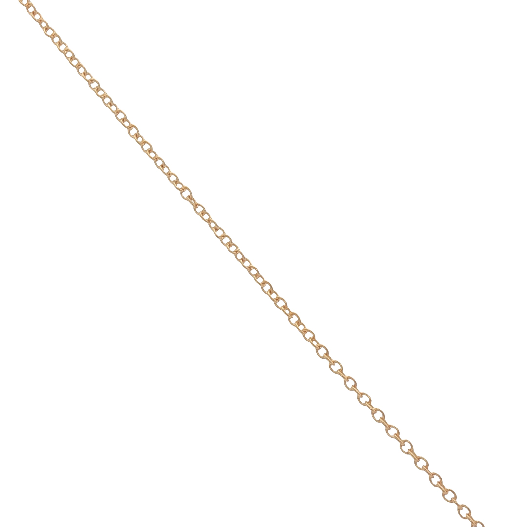 Collier doré oeil en nacre avec zircons 60 cm