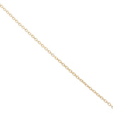Collier doré médaille trèfle et zircons 42 cm