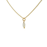 Gold and mother-of-pearl necklace