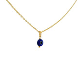 Colorful flat eye necklace