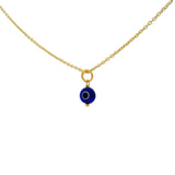 Colorful flat eye necklace