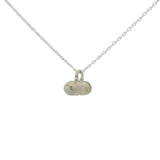 Collier en argent 925 avec talisman mate 42cm