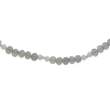 Collier doré avec alternance de labradorite et pierre de lune 60 cm