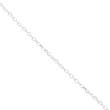 Collier argent 925 boite Tabiz losange 42 cm