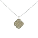 925 silver and flower necklace