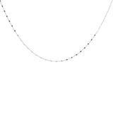 Collier argent 925 petits carrés