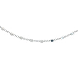 Collier argent 925 petits carrés