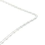 Collier argent 925 petits carrés