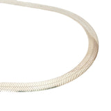 925 silver mirror mesh necklace M