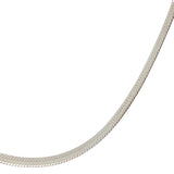 925 silver mirror mesh necklace M