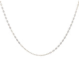 Collier doré mailles ovales