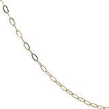Collier doré mailles ovales