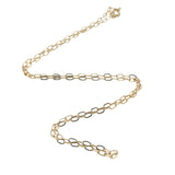 Collier doré mailles ovales
