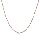 Collier doré mix perles rose pale et dorées 42 cm