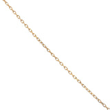 Collier doré grand trèfle en amazonite 40 cm