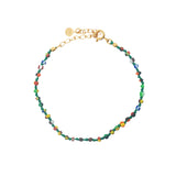 Bracelet doré mix de perles fantaisie