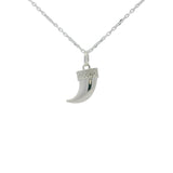 Collier en argent 925 petite corne 42 cm
