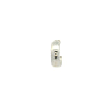 Mini créole ouverte en argent 925 lisse