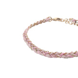 Braided cord and chain PM bracelets