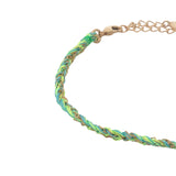 Braided cord and chain PM bracelets