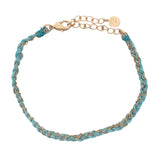 Braided cord and chain PM bracelets