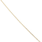 Collier doré 3 pierres gouttes et zircons 40 cm