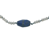 Bracelet doré duo de lapis lazuli et labradorite