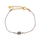 Bracelet pierres naturelles rectangle