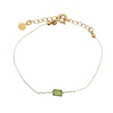 Bracelet pierres naturelles rectangle
