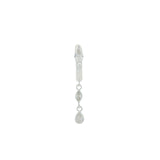 Mini créole argent 925 avec pampilles zircons