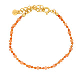 Half cord and natural stone bracelet