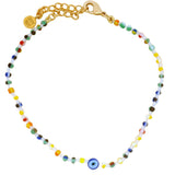 Bracelet perles miyuki et oeil