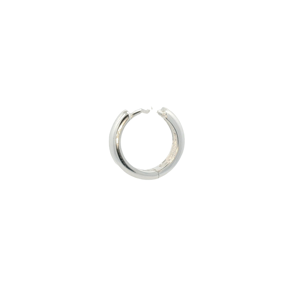 Mini créole fermée bombée argent 925