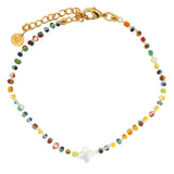 Multicolored pearl bracelet