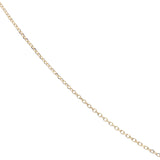 Collier doré petit oeil bleu et perle dorée 42 cm