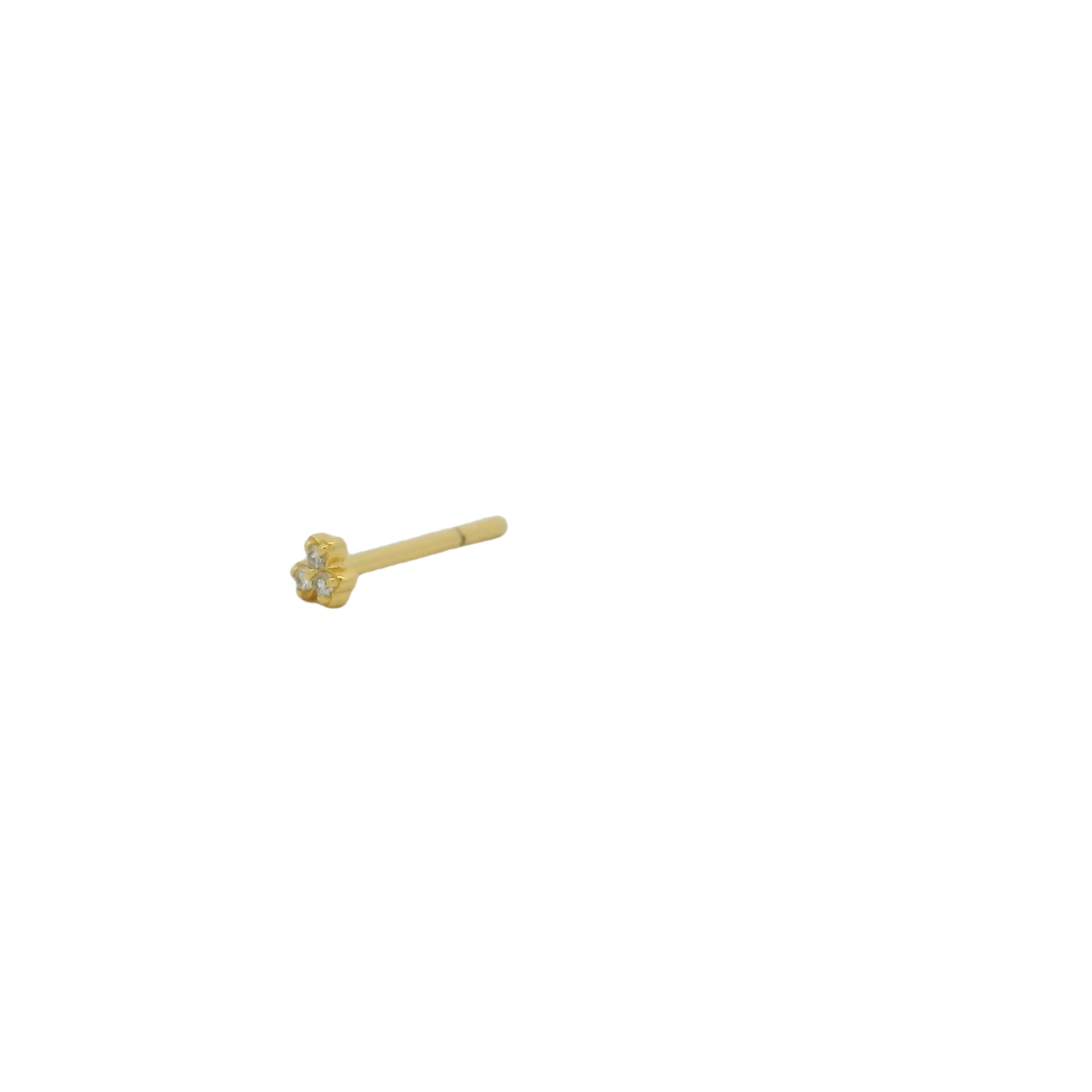 Golden chip trilogy mini zircon hearts