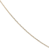 Collier doré oeil rond en nacre 42 cm