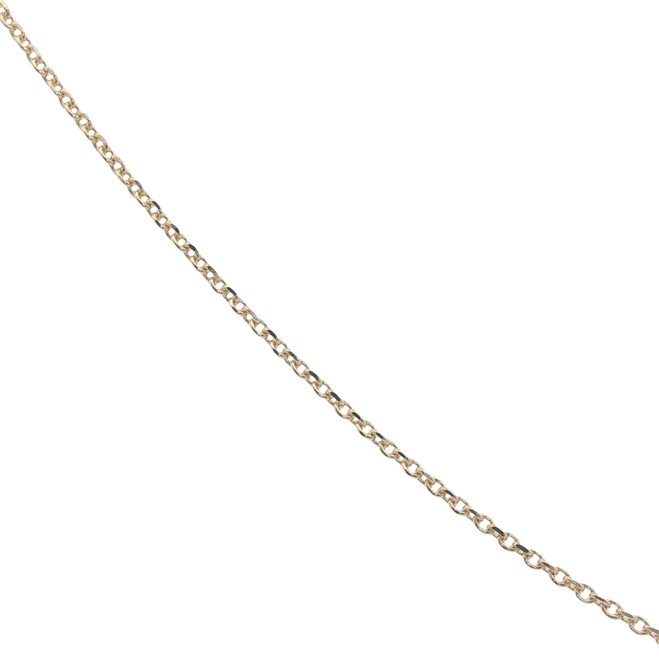 Collier doré oeil rond en nacre 42 cm