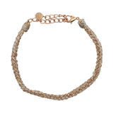 GM braided cord and chain bracelets