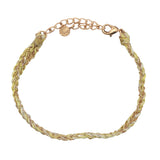 GM braided cord and chain bracelets