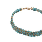 GM braided cord and chain bracelets